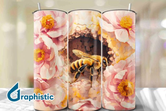 Bee Break Through Tumbler Wrap 40