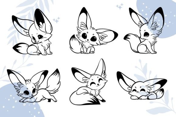 Fennec Fox SVG, Clipart for Crafts & Graphics