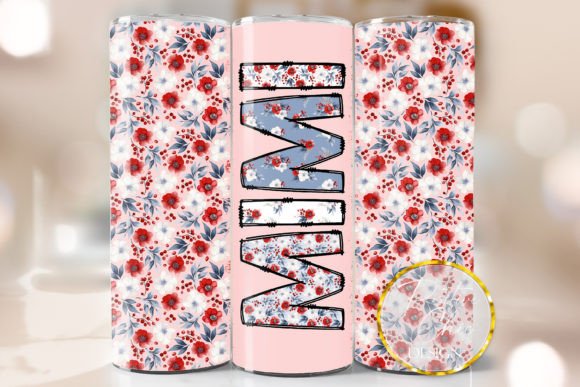 Mimi Tumbler Wrap Flowers Skinny Tumbler
