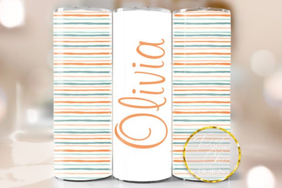 Personalized Skinny Tumbler Wrap Design: Graphics for Crafts & Branding