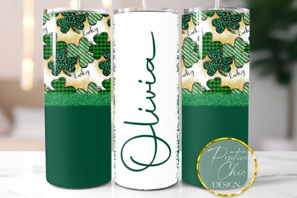 Personalized Tumbler Design St Patricks Graphics