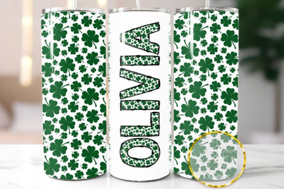 St Patricks Tumbler PNG Doodle Alphabet