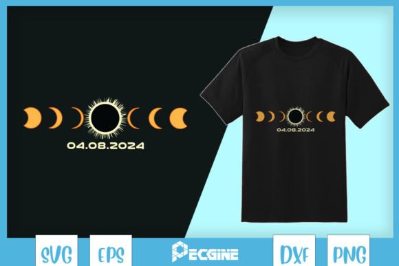 Total Solar Eclipse 2024 Totality SVG