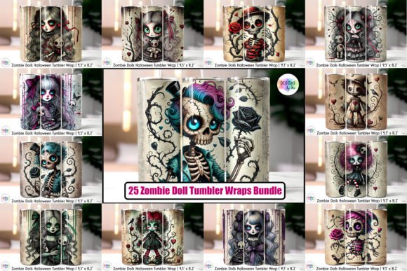 Voodoo Doll Tumbler Wrap, Vintage Bundle